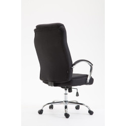 Silla De Oficina XL Vaud En Tela Negro