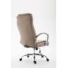 Silla De Oficina XL Vaud En Tela Gris topo