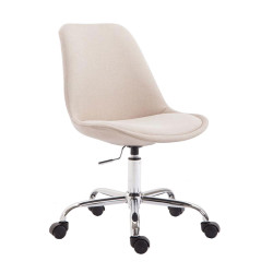 Silla de Oficina TOULOUSE en Tela Crema