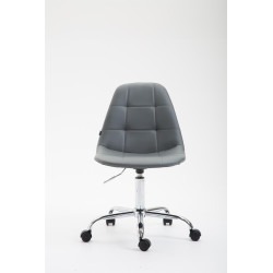 Silla De Oficina Reims En Cuero PU Gris