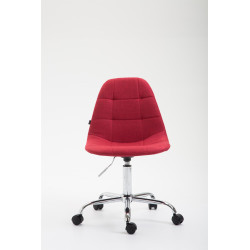 Silla De Oficina Reims En Tela Rojo