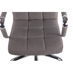 Silla de Oficina Deli en Tela Gris