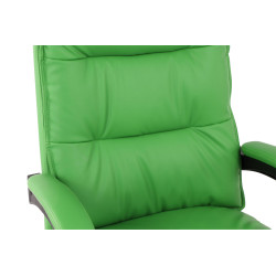 Silla de Oficina Power en Cuero PU Verde