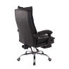 Silla de Oficina Power en Cuero PU Negro