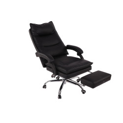 Silla de Oficina Power en Cuero PU Negro