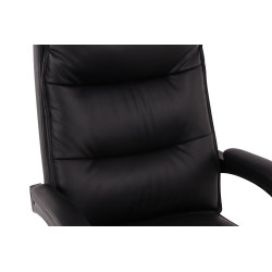 Silla de Oficina Power en Cuero PU Negro