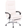 Silla de Oficina Power en Cuero PU Blanco