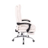 Silla de Oficina Power en Cuero PU Blanco