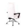 Silla de Oficina Power en Cuero PU Blanco