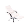 Silla de Oficina Power en Cuero PU Blanco