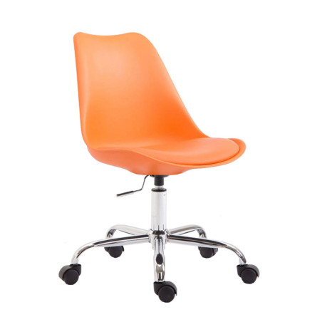 Silla de Oficina TOULOUSE con Estructura de Plástico Naranja