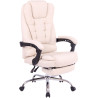 Silla De Oficina Oxygen Crema,Tela