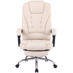 Silla De Oficina Oxygen Crema,Tela