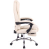 Silla De Oficina Oxygen Crema,Tela