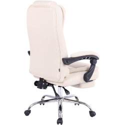 Silla De Oficina Oxygen Crema,Tela