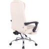 Silla De Oficina Oxygen Crema,Tela