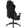 Silla Gaming Shift V2 en Tela Negro/verde,Con reposapiés