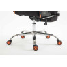 Silla Racing XL Limit En Tela Negro/naranja,Con reposapiés