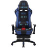 Silla Racing Turbo XFM Masajeante Negro/azul