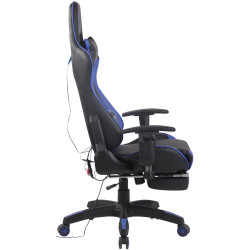 Silla Racing Turbo XFM Masajeante Negro/azul