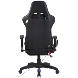 Silla Racing Turbo XFM Masajeante Negro/azul