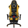 Silla Racing Turbo XFM Masajeante Negro/amarillo