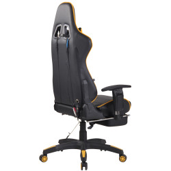 Silla Racing Turbo XFM Masajeante Negro/amarillo