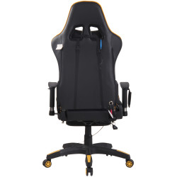 Silla Racing Turbo XFM Masajeante Negro/amarillo