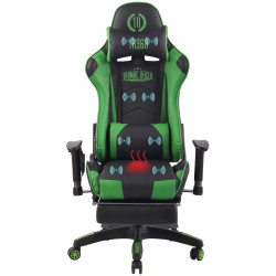 Silla Racing Turbo XFM Masajeante Negro/verde