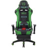 Silla Racing Turbo XFM Masajeante Negro/verde