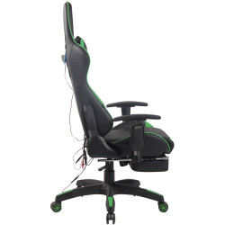 Silla Racing Turbo XFM Masajeante Negro/verde