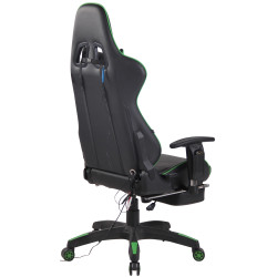 Silla Racing Turbo XFM Masajeante Negro/verde