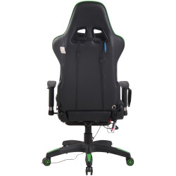 Silla Racing Turbo XFM Masajeante Negro/verde