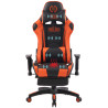 Silla Racing Turbo XFM Masajeante Negro/naranja