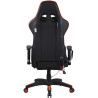 Silla Racing Turbo XFM Masajeante Negro/naranja