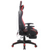 Silla Racing Turbo XFM Masajeante Negro/rojo