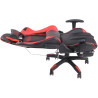 Silla Racing Turbo XFM Masajeante Negro/rojo