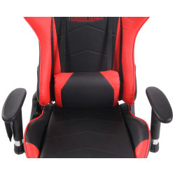 Silla Racing Turbo XFM Masajeante Negro/rojo