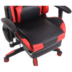 Silla Racing Turbo XFM Masajeante Negro/rojo