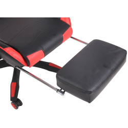 Silla Racing Turbo XFM Masajeante Negro/rojo