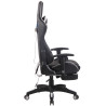 Silla Racing Turbo XFM Masajeante Negro/blanco