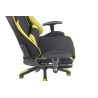 Silla Racing Turbo XFM Masajeante en Tela Negro/verde