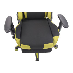 Silla Racing Turbo XFM Masajeante en Tela Negro/verde