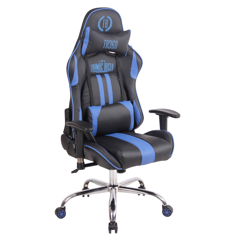 Silla Gamer Masajeante Limit XM Negro/azul