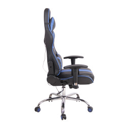 Silla Gamer Masajeante Limit XM Negro/azul