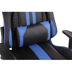 Silla Gamer Masajeante Limit XM Negro/azul