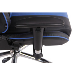 Silla Gamer Masajeante Limit XM Negro/azul