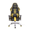 Silla Gamer Masajeante Limit XM Negro/amarillo