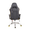 Silla Gamer Masajeante Limit XM Negro/amarillo