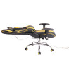 Silla Gamer Masajeante Limit XM Negro/amarillo